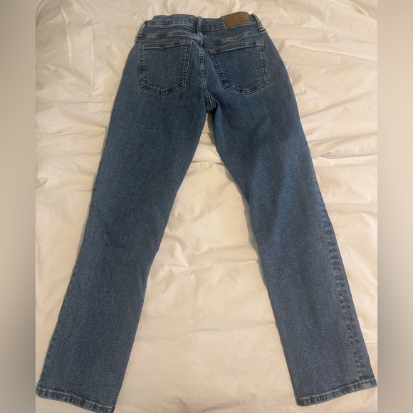 Madewell Perfect Vintage Mid Rise Jeans Medium Wash Size 26 Straight Leg - Picture 3 of 3